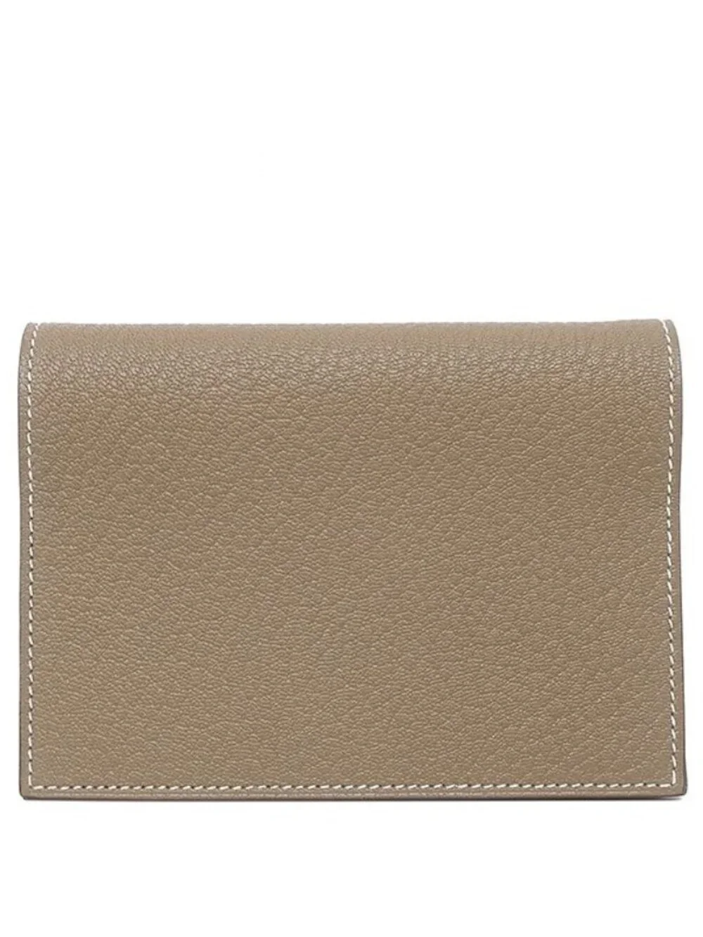 Hermes Notebook Cover Agenda GM Chevre Mysore Etoupe Silver Greige